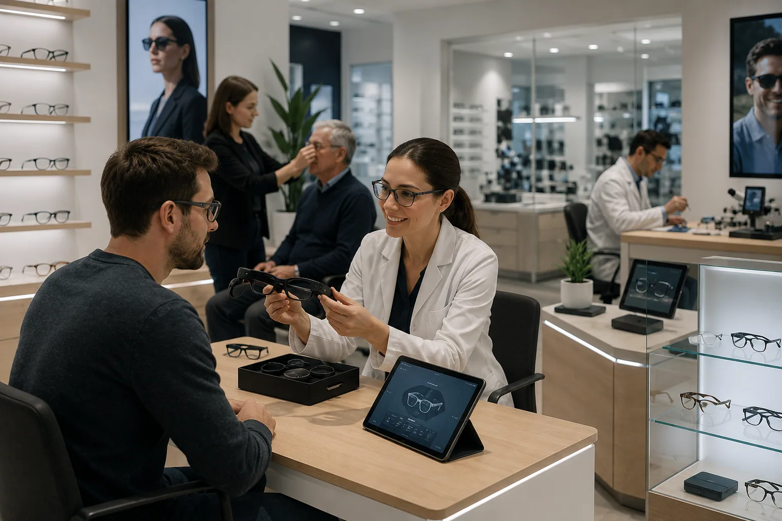 Optical & optometrist retail